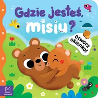 Okładka: Otwórz okienko! Gdzie jesteś, misiu?