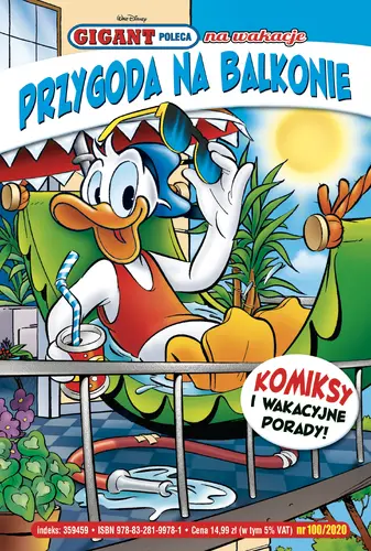 Okładka: Gigant Poleca. Tom 100/2020. Przygoda na balkonie