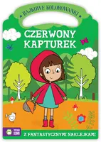 Okładka: Bajkowe kolorowanki. Czerwony Kapturek