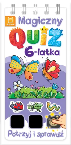 Okładka: Magiczny quiz 6-latka. Potrzyj i sprawdź!