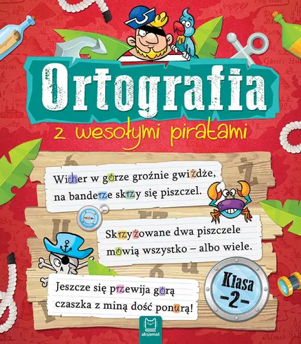 Okładka: Ortografia z wesołymi piratami. Klasa 2