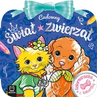 Okładka: Kolorowanka z kokardką. Cudowny świat zwierząt