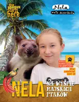 Okładka: Nela na wyspie rajskich ptaków. Nowe wydanie z dodatkowymi kodami QR
