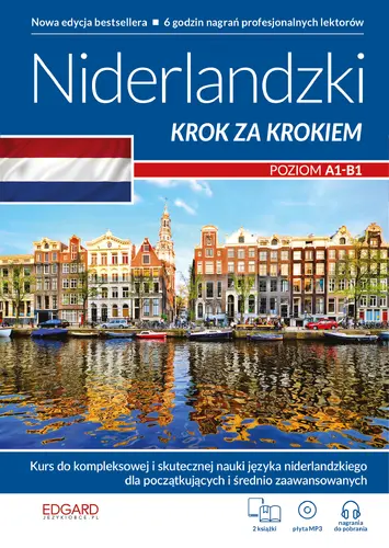 Okładka: Niderlandzki. Krok za krokiem. Nowa edycja bestsellera!