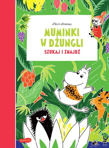 Okładka: Muminki w dżungli. Szukaj i znajdź