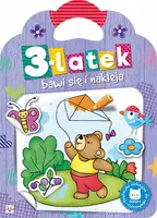 Okładka: 3-latek bawi się i nakleja. Część 1