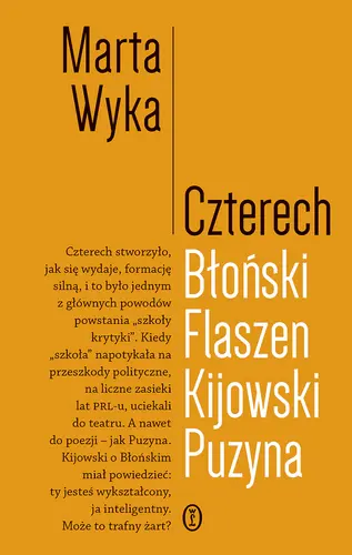 Okładka: Czterech. Błoński, Flaszen, Kijowski, Puzyna