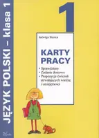 Okładka: Karty pracyJęzyk polski - klasa 1
