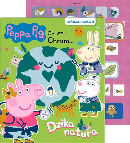 Okładka: Peppa Pig. Chrum… Chrum... 91. Dzika natura