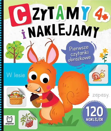 Okładka: Czytamy i naklejamy. Pierwsze czytanki obrazkowe 4+