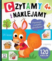 Okładka: Czytamy i naklejamy. Pierwsze czytanki obrazkowe 4+