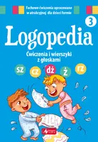 Okładka: Logopedia. Ćwiczenia i wierszyki z głoskami "sz", "cz", "dż", "ż/rz"