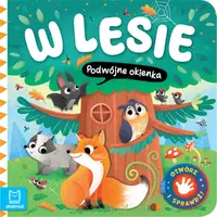 Okładka: W lesie. Podwójne okienka. Otwórz i sprawdź!