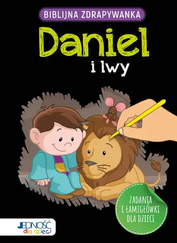 Okładka: Biblijna zdrapywanka. Daniel i lwy