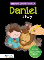 Okładka: Biblijna zdrapywanka. Daniel i lwy