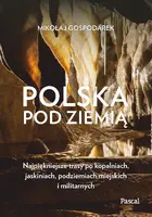 Okładka: Polska pod ziemią. Najpiękniejsze trasy po kopalniach, jaskiniach, podziemiach miejskich i militarnych
