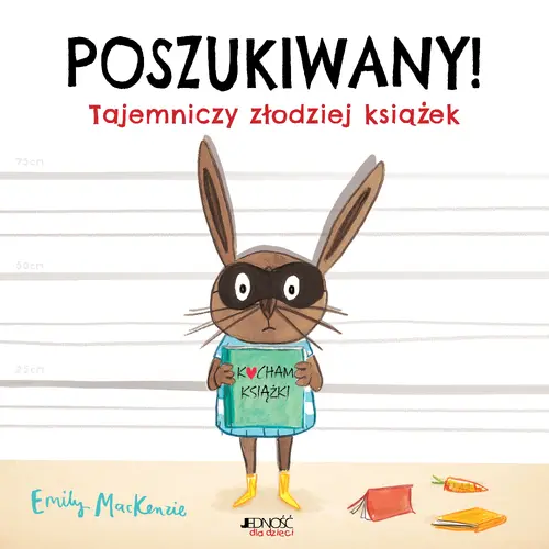 Okładka: Poszukiwany! Tajemniczy złodziej książek