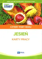 Okładka: Pewny start Cztery pory roku Jesień Karty pracy