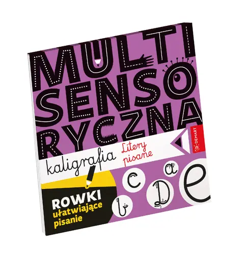 Okładka: Multisensoryczna kaligrafia. Litery pisane