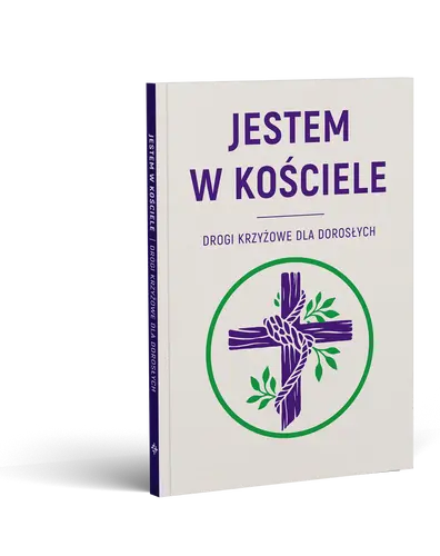 Okładka: JESTEM W KOŚCIELE. Drogi krzyżowe dla dorosłych