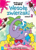 Okładka: Malowanki wodne. Wesołe zwierzaki z. 2
