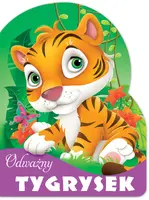 Okładka: Odważny tygrysek. Wykrojnik