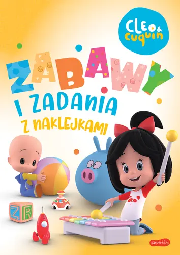 Okładka: Cleo i Cuquin. Zabawy i zadania z naklejkami
