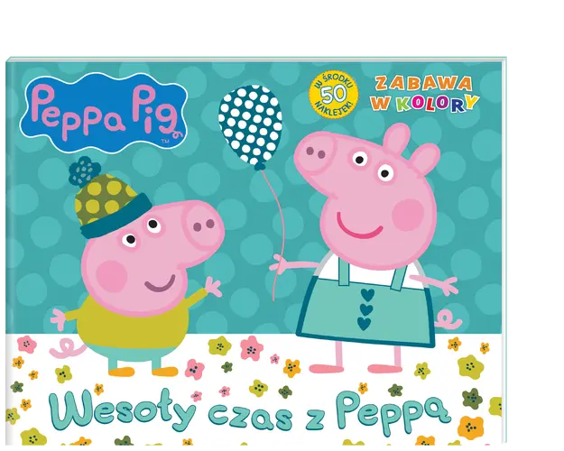 Okładka: Peppa Pig. Zabawa w kolory. Wesoły czas z Peppą!