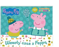 Okładka: Peppa Pig. Zabawa w kolory. Wesoły czas z Peppą!