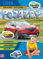 Okładka: Pojazdy. Iiooo... Minialbum z naklejkami (niebieskie)