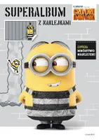 Okładka: Gru, Dru i minionki. Superalbum z naklejkami