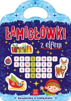Okładka: Łamigłówki z elfem. Książeczka z naklejkami