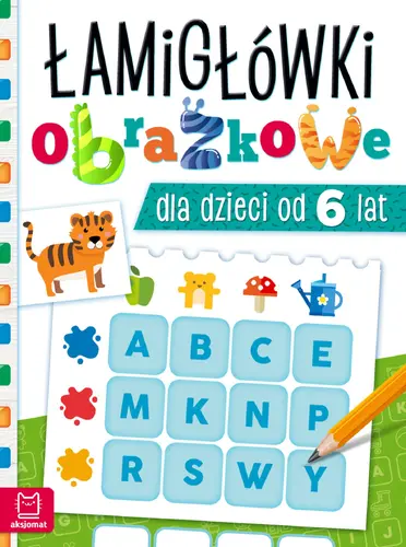 Okładka: Łamigłówki obrazkowe dla dzieci od 6 lat
