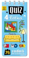 Okładka: Quiz 4-latka. 76 zadań obrazkowych