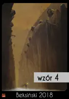 Okładka: Kalendarz z reprodukcjami prac Beksińskiego 2018