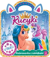Okładka: Kucyki. Kolorowanka z naklejkami. W pałacu