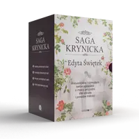 Okładka: KPL Saga Krynicka (4 pak) Sekrety kobiecych dusz + Fantazje niewinnych lat + Porywy namiętnych serc + Uroki promiennych dni