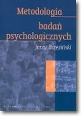 Okładka: Metodologia badań psychologicznych