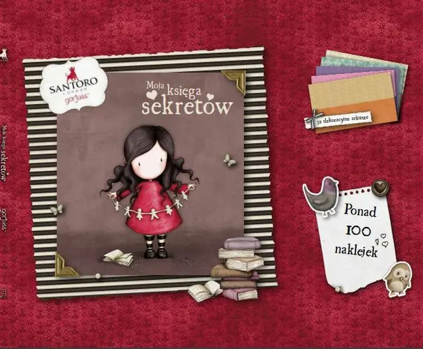 Okładka: SANTORO. Moja księga sekretów