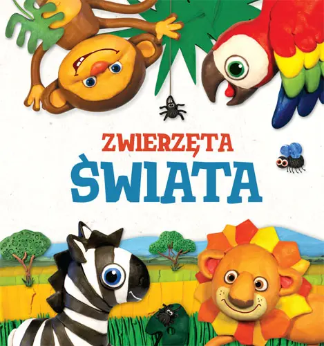 Okładka: Zwierzęta świata. Modelinki