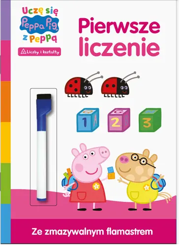 Okładka: Peppa pig. Uczę się z Peppą. Pierwsze liczenie