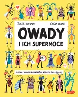 Okładka: Owady i ich supermoce. Akademia mądrego dziecka