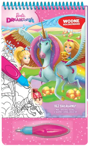 Okładka: Barbie. Wodne kolorowanie.