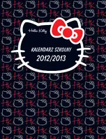 Okładka: Kalendarz szkolny Hello Kitty