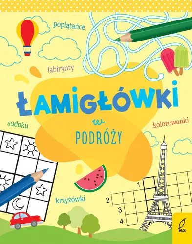 Okładka: Łamigłówki w podróży