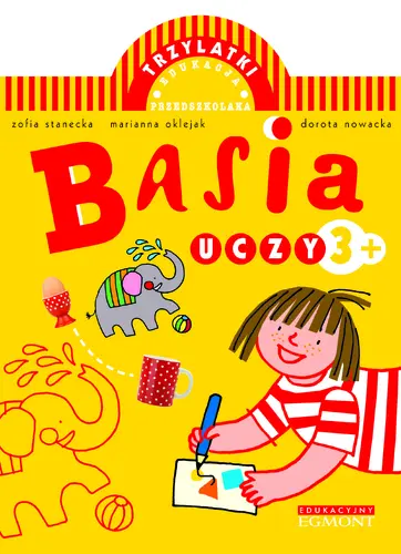 Okładka: Basia uczy trzylatki