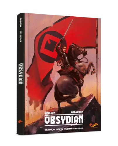 Okładka: Komiks paragrafowy. Obsydian