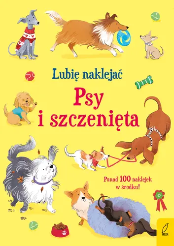 Okładka: Lubię naklejać. Psy i szczenięta