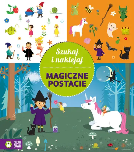 Okładka: Szukaj i naklejaj. Magiczne postacie