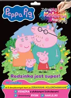 Okładka: Peppa Pig. Zdrapuj, koloruj, naklejaj